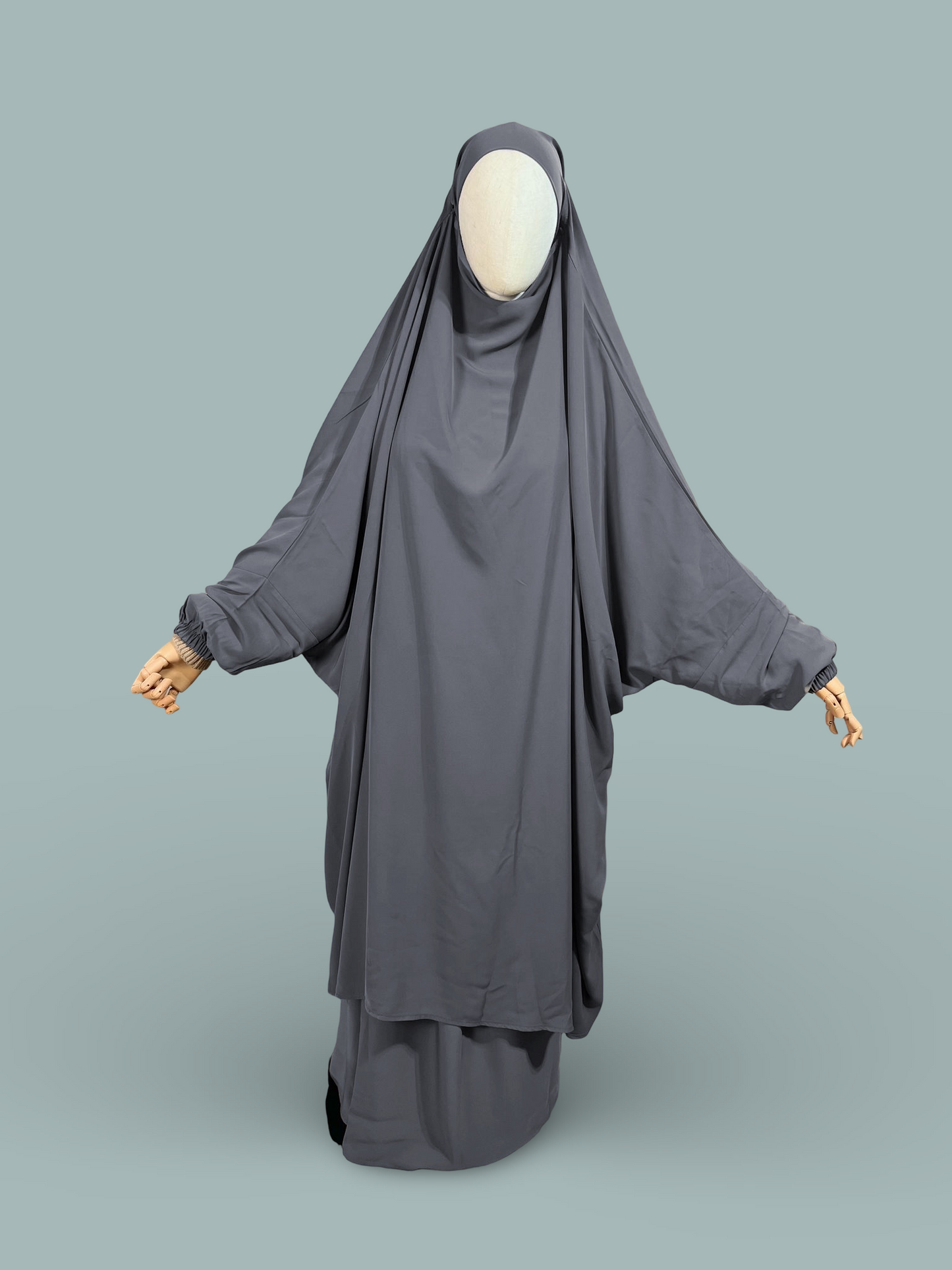 Grey Two-Piece Jilbab