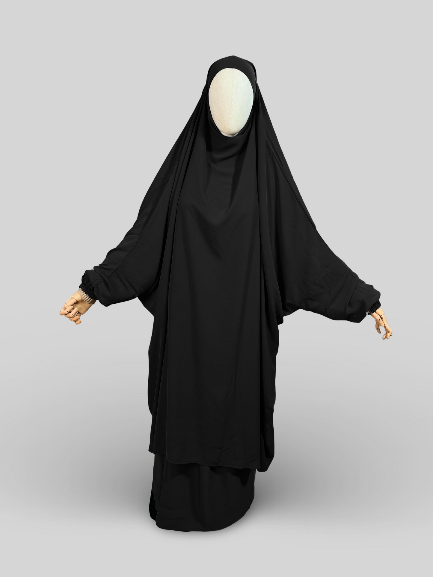 Black Two-Piece Jilbab