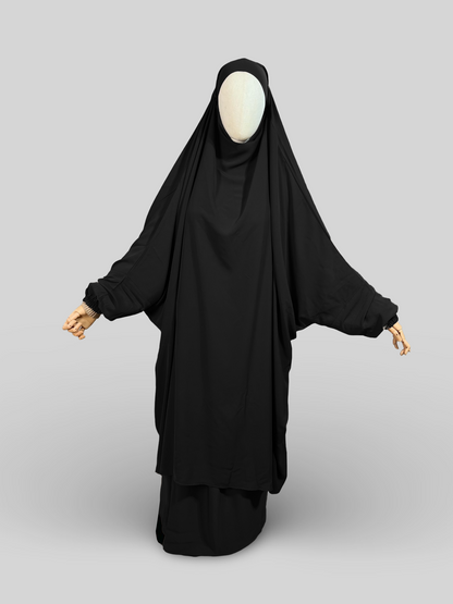 Black Two-Piece Jilbab