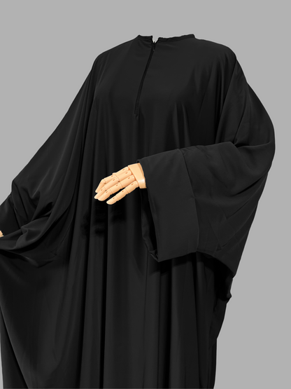 Black batwing Abaya