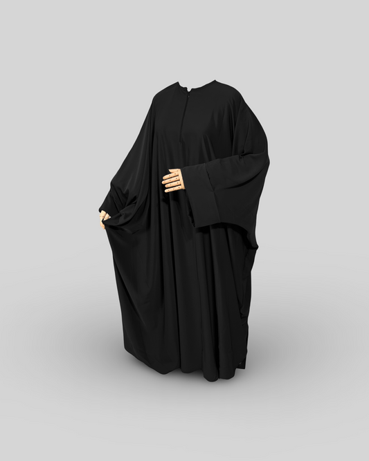 Black batwing Abaya