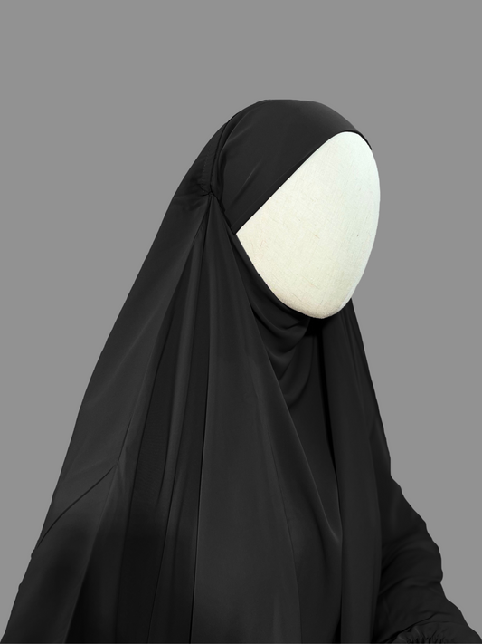 Black Two-Piece Jilbab